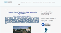 Desktop Screenshot of proautocareboise.com